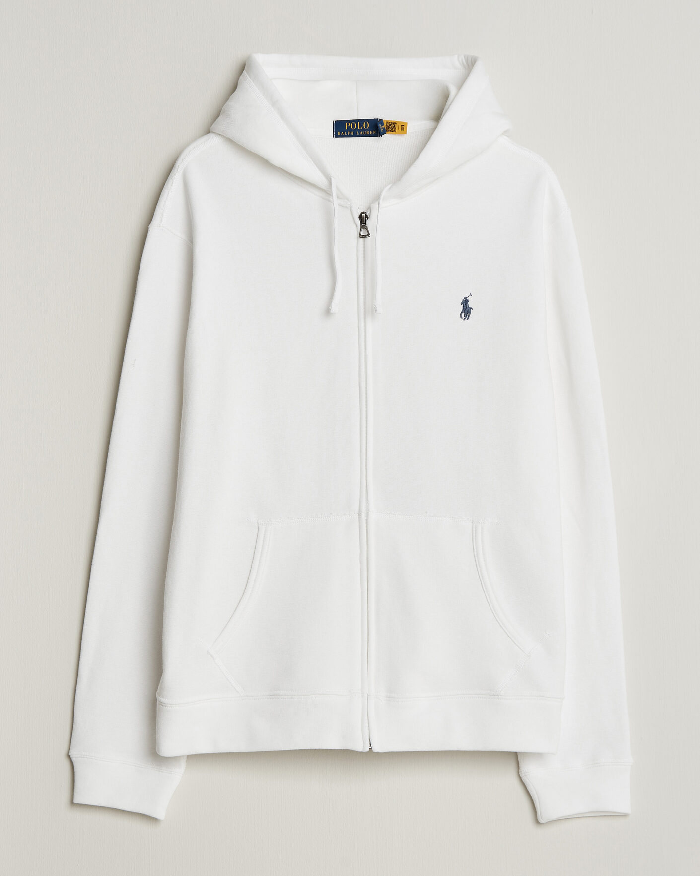 Mies | Puserot | Polo Ralph Lauren | Island Terry Full Zip Hoodie White