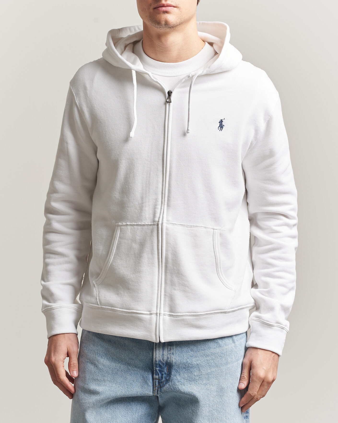 Mies | Puserot | Polo Ralph Lauren | Island Terry Full Zip Hoodie White