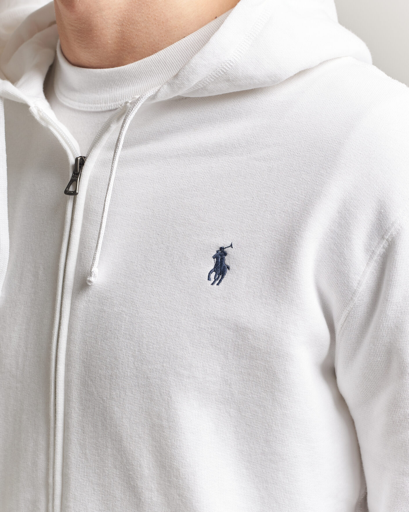 Mies | Puserot | Polo Ralph Lauren | Island Terry Full Zip Hoodie White