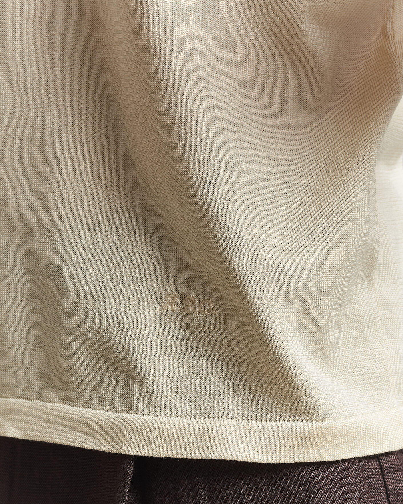 Mies | Pikeet | A.P.C. | Colin Knitted Polo Ecru