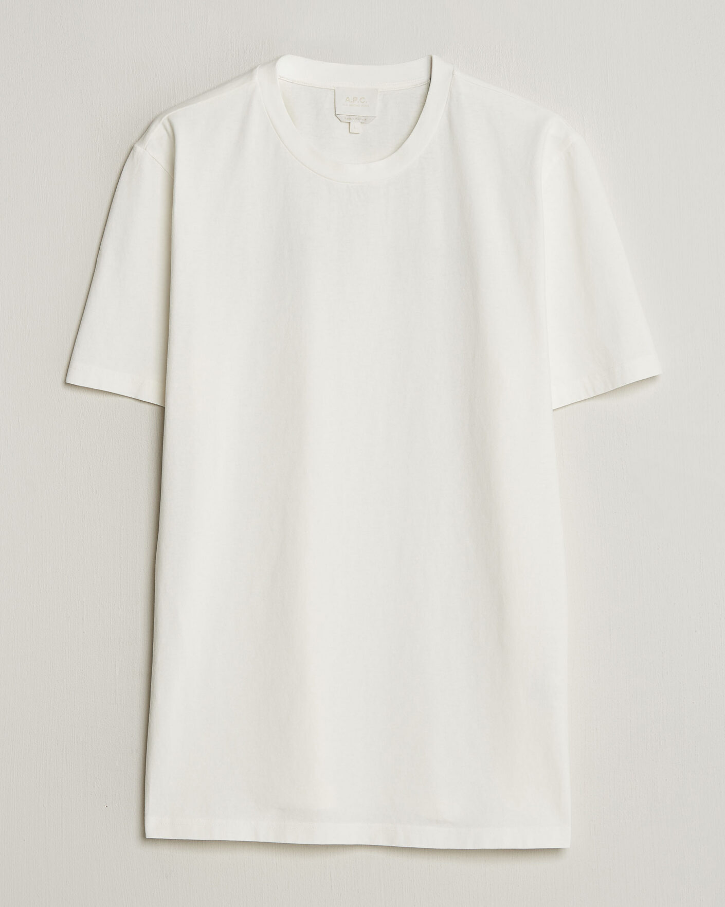 Mies | T-paidat | A.P.C. | Printed Crew Neck T-Shirt Off White