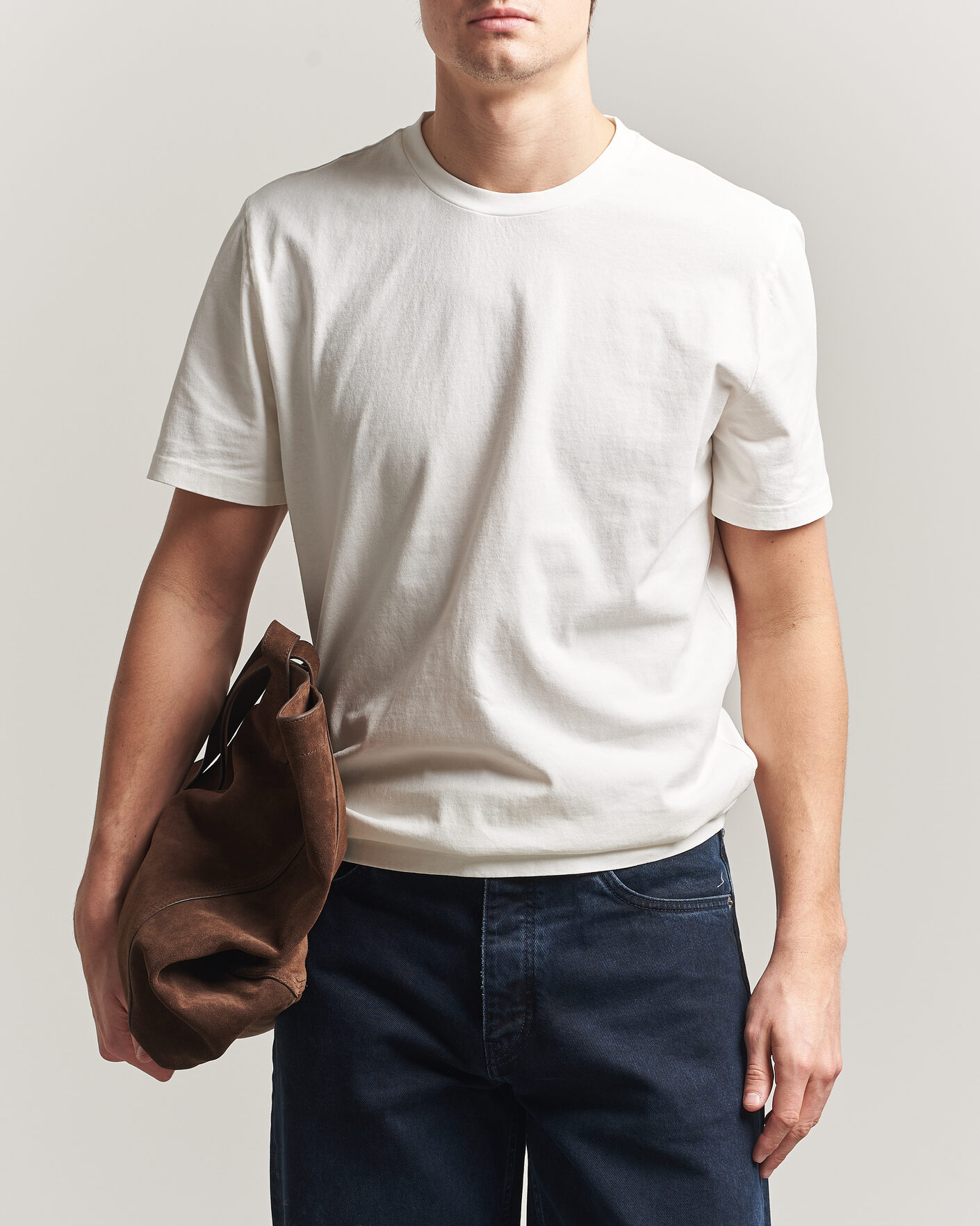 Mies | T-paidat | A.P.C. | Printed Crew Neck T-Shirt Off White