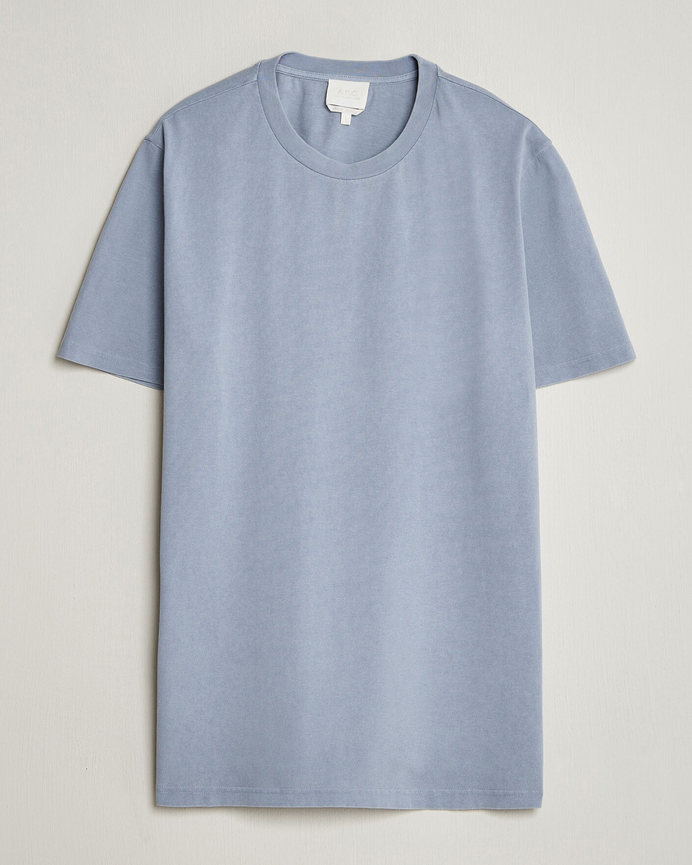 Mies | T-paidat | A.P.C. | Printed Crew Neck T-Shirt Light Blue