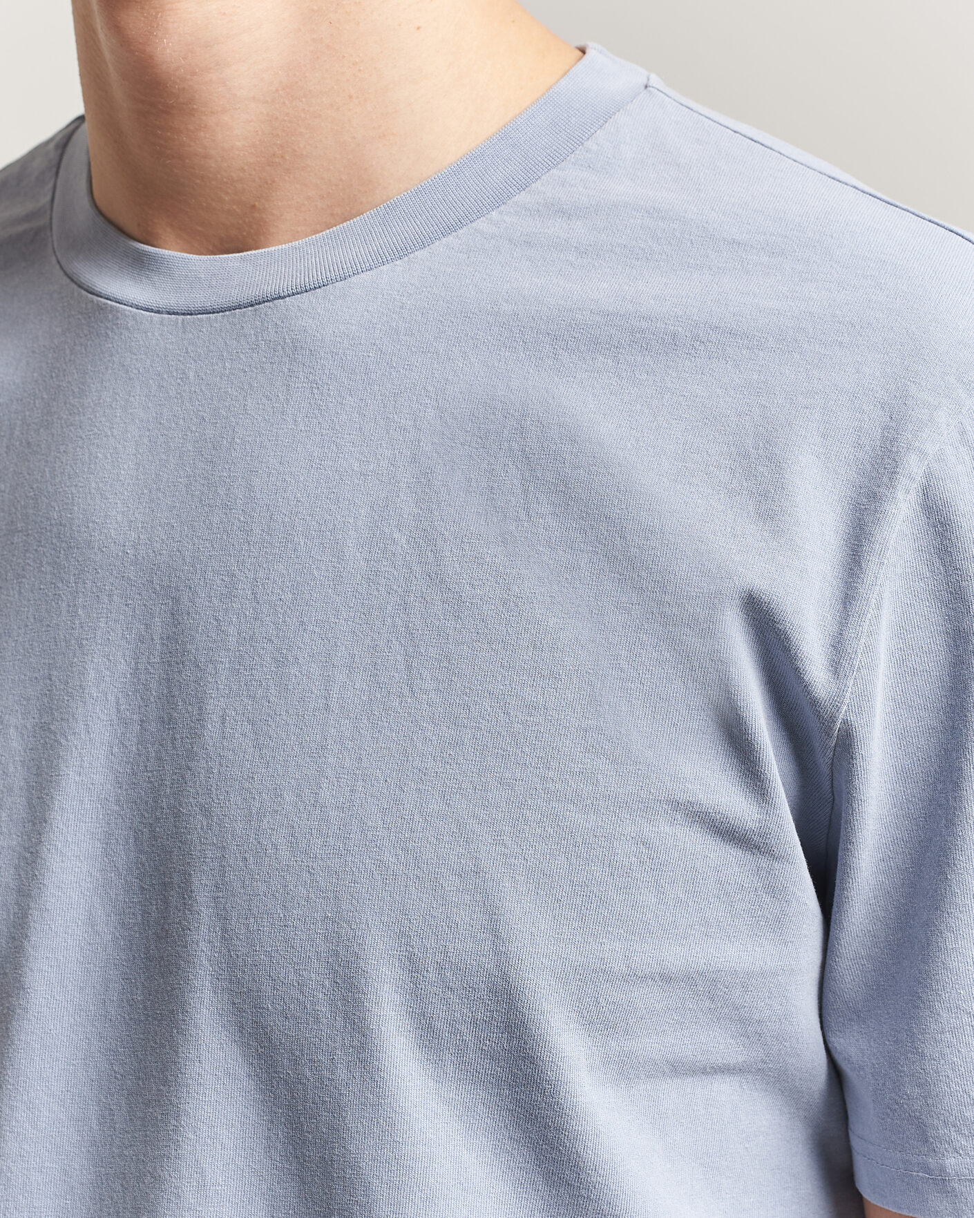 Mies | T-paidat | A.P.C. | Printed Crew Neck T-Shirt Light Blue