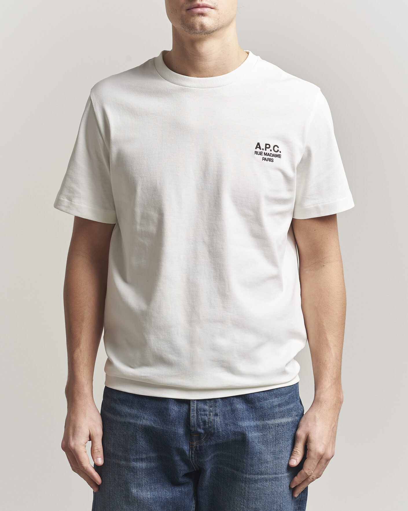 Mies | T-paidat | A.P.C. | Rue Madame T-Shirt Off White