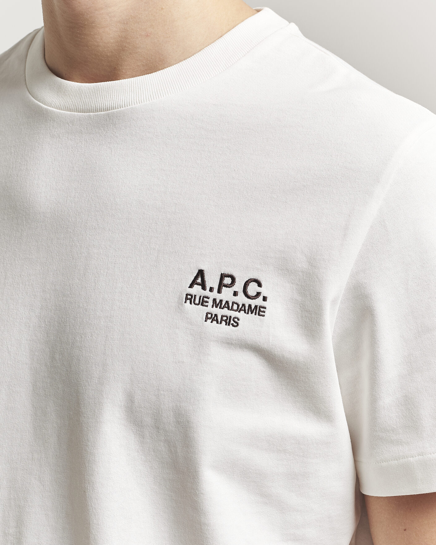 Mies | T-paidat | A.P.C. | Rue Madame T-Shirt Off White