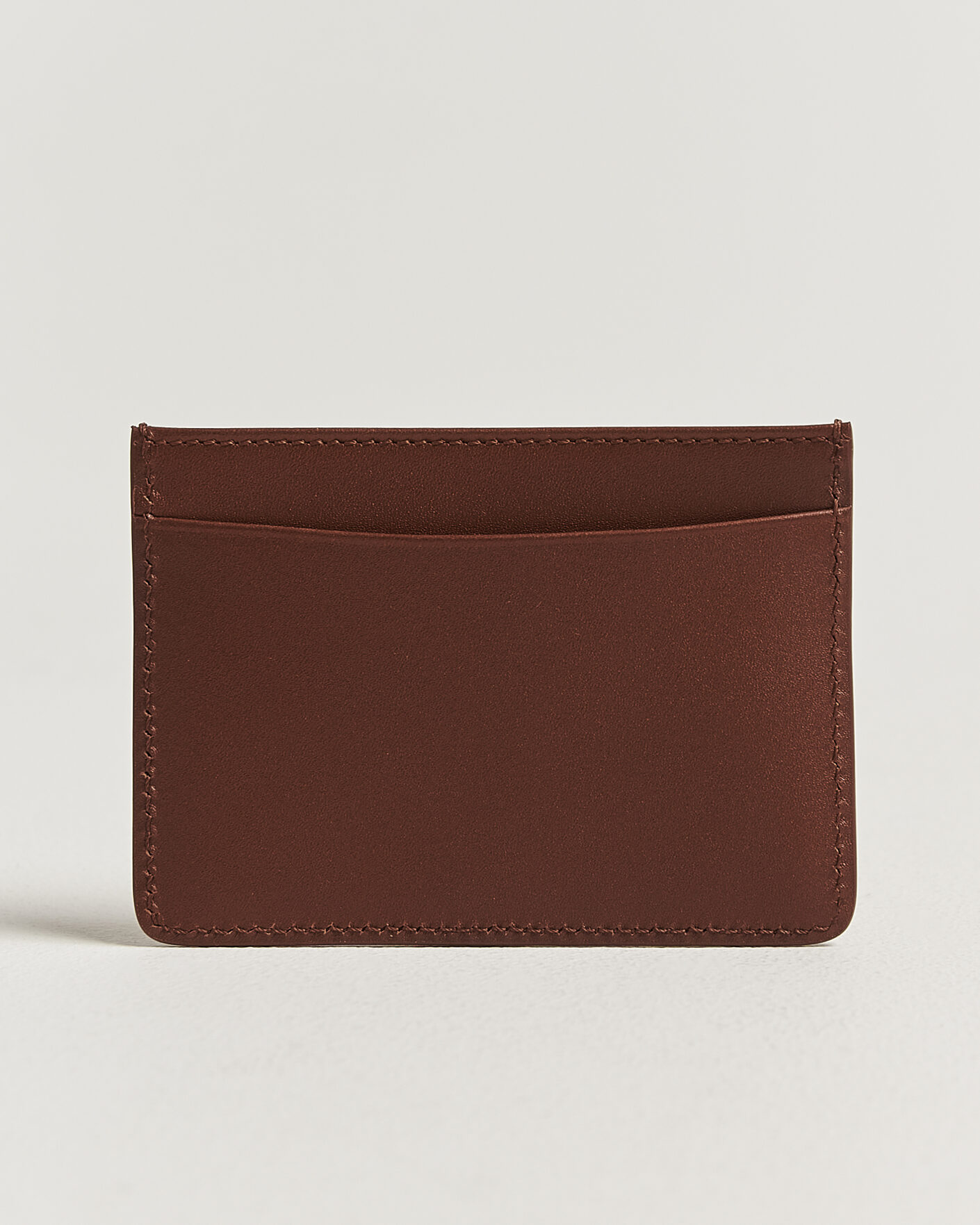 Mies | Lompakot | A.P.C. | Calf Leather Card Holder Hazelnut