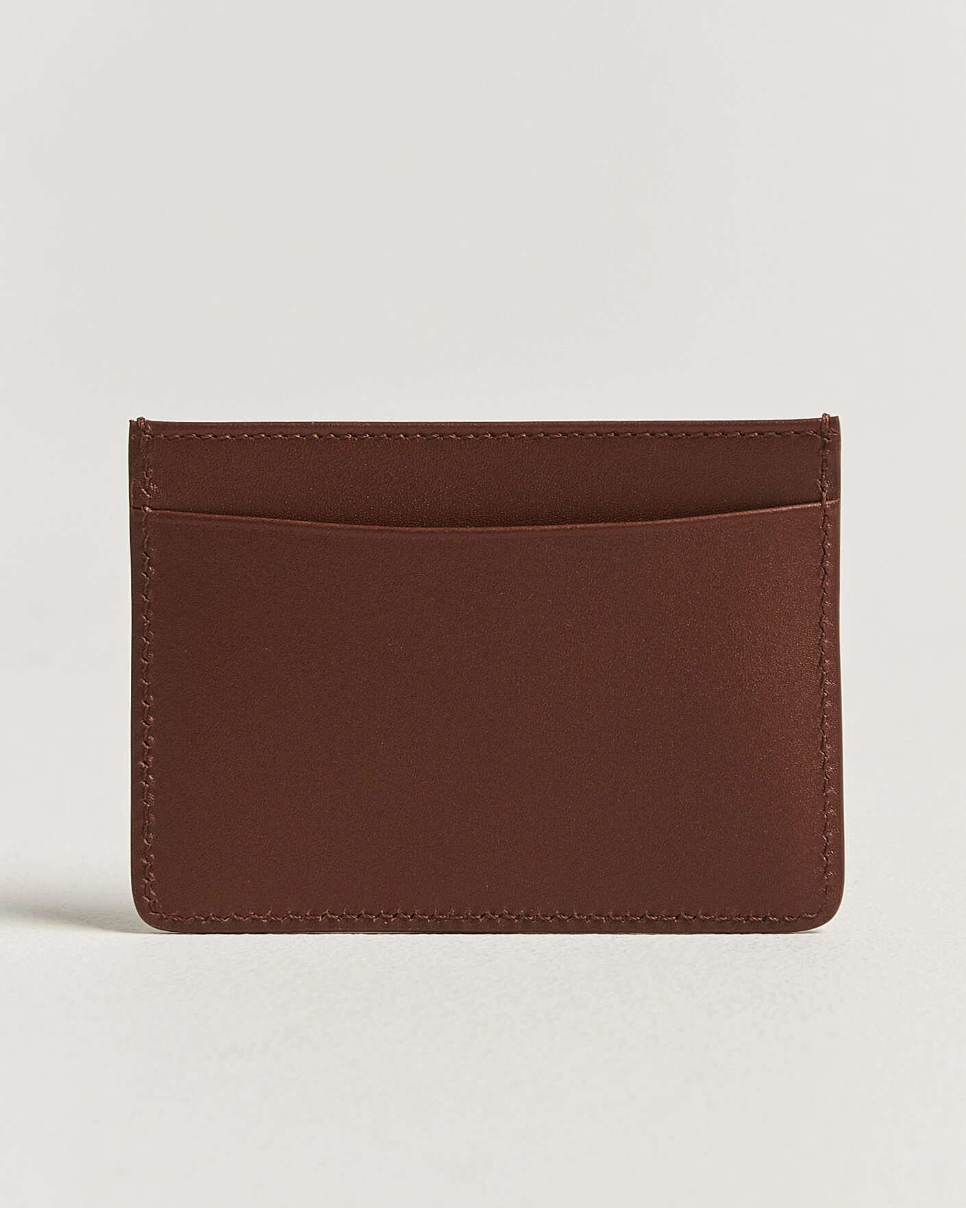 Mies | Lompakot | A.P.C. | Calf Leather Card Holder Hazelnut
