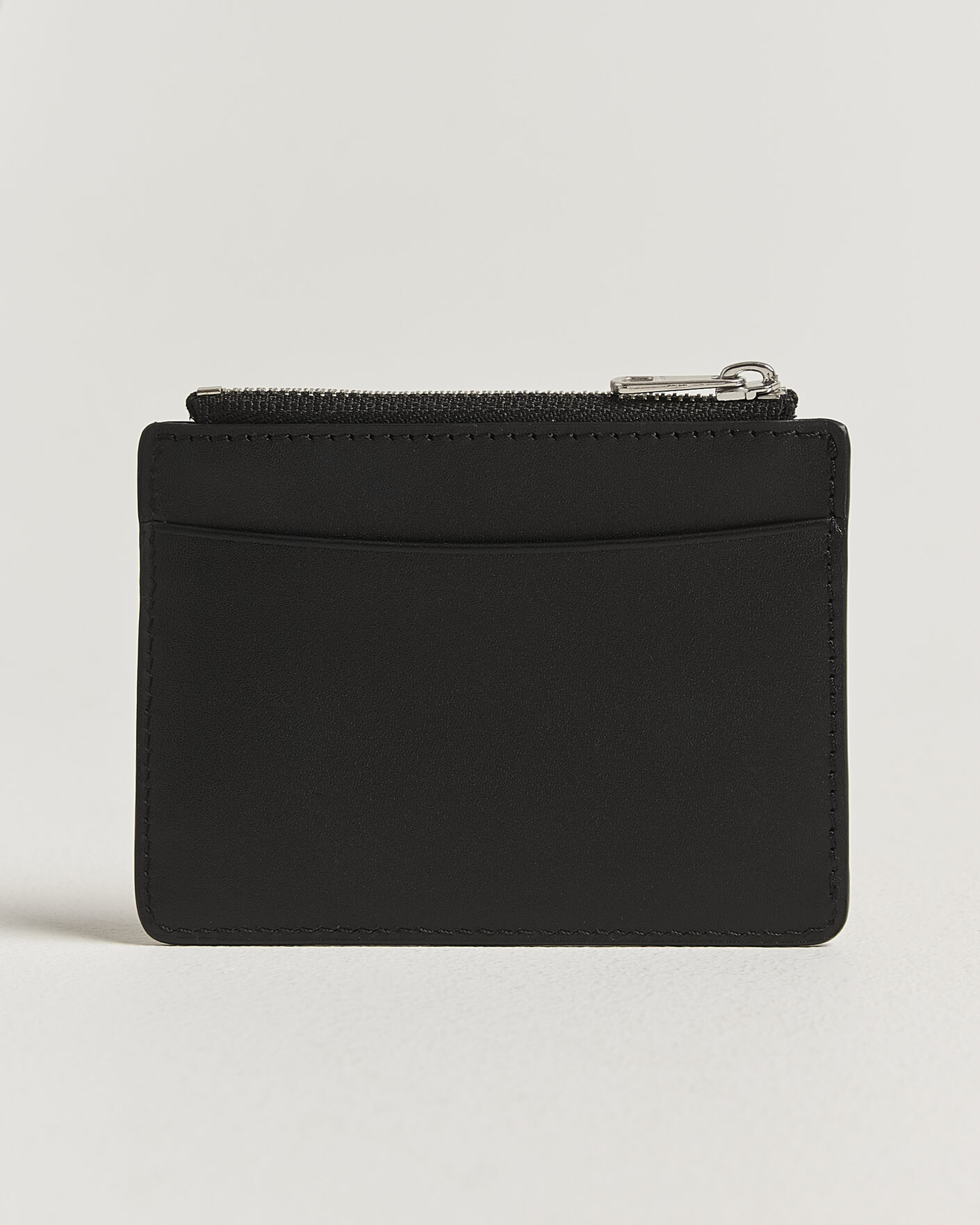 Mies | Lompakot | A.P.C. | Zip Calf Leather Card Holder Black