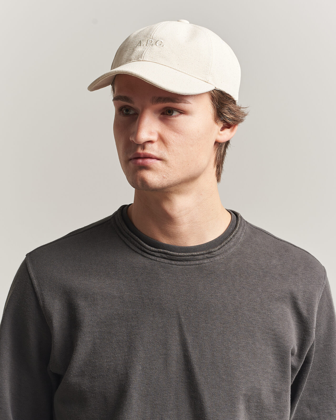 Mies | Päähineet | A.P.C. | Charlie Baseball Cap Ecru