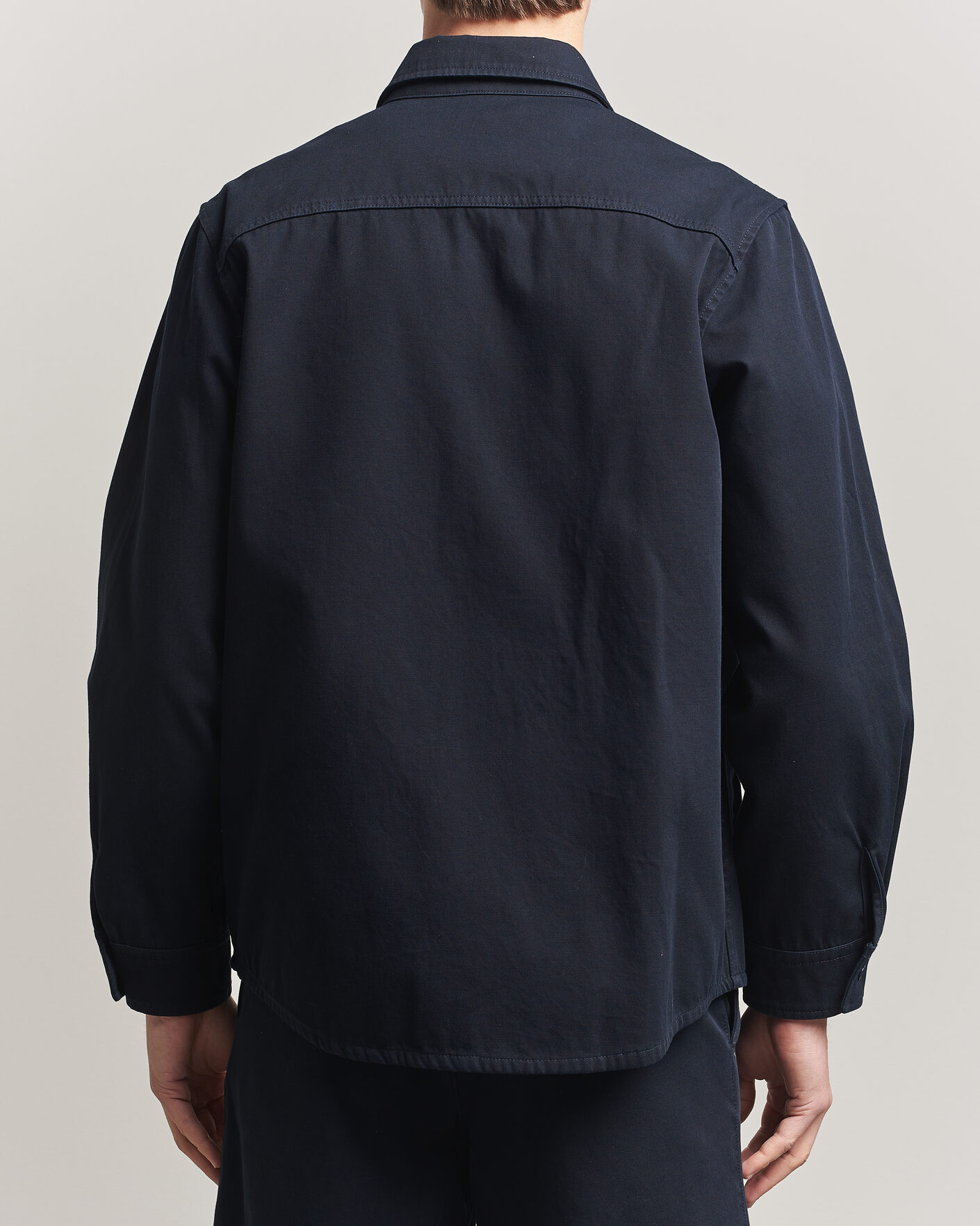 Mies | Kauluspaidat | A.P.C. | Noah Cotton Overshirt Dark Navy