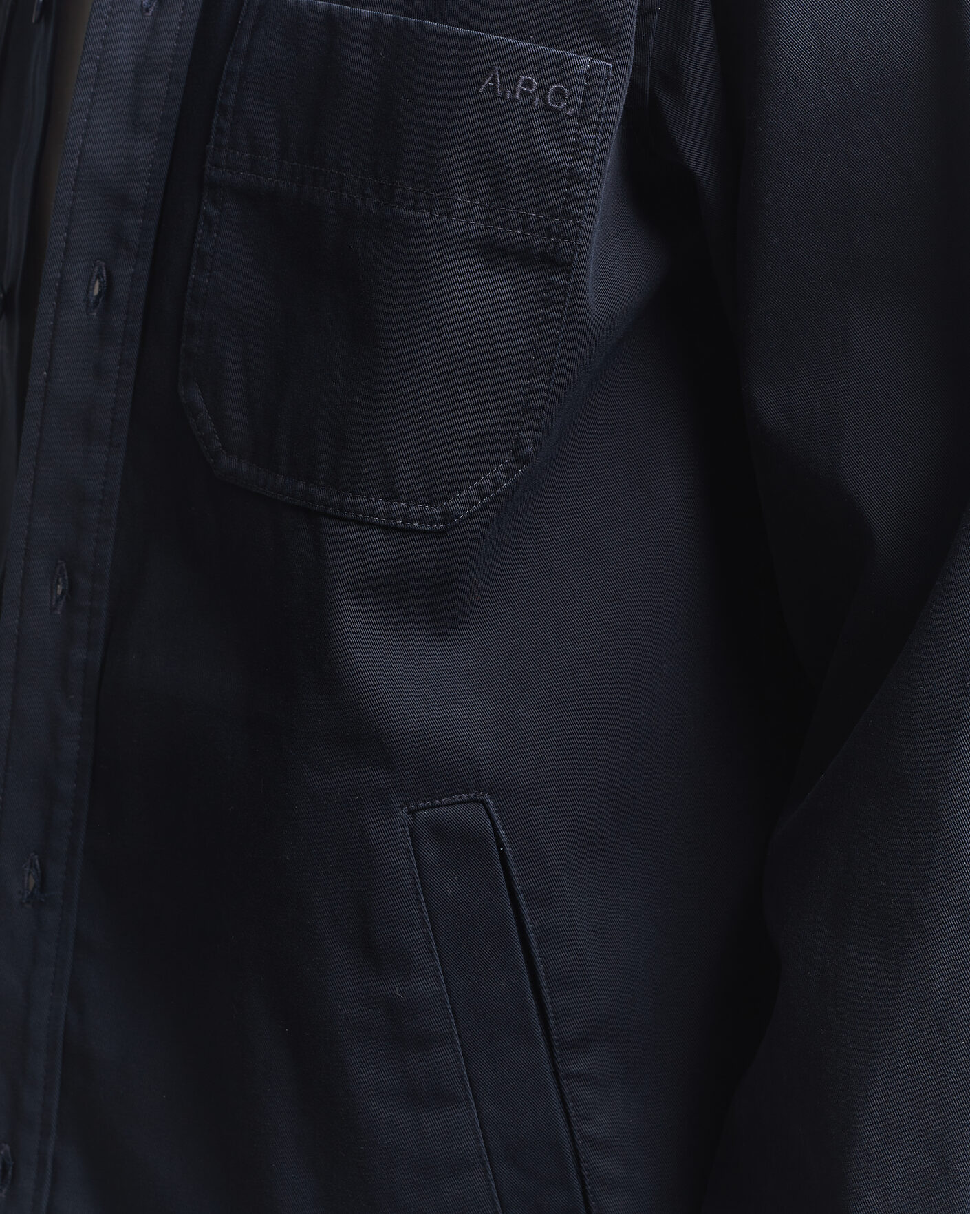 Mies | Kauluspaidat | A.P.C. | Noah Cotton Overshirt Dark Navy