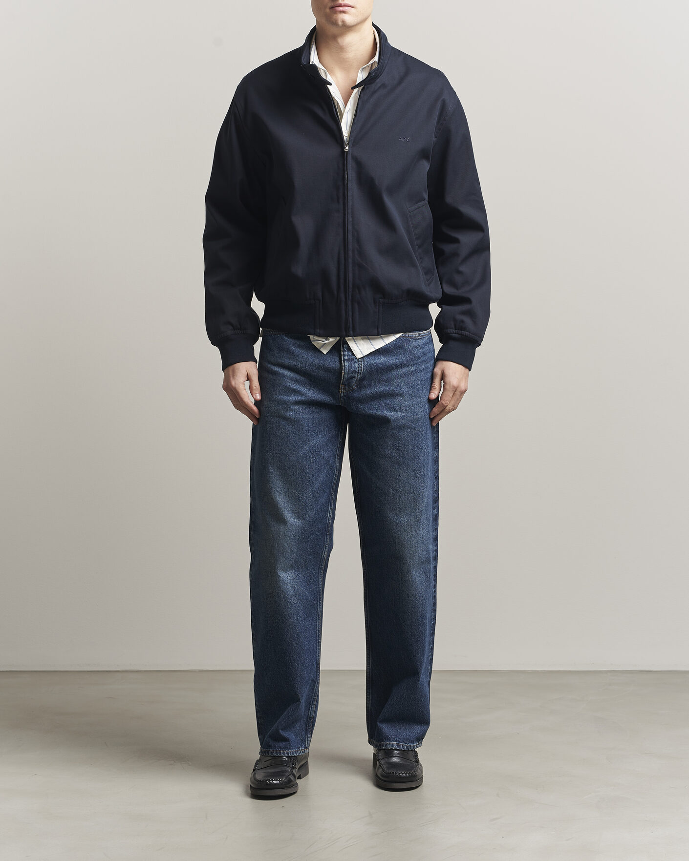 Mies | Takit | A.P.C. | Zipped Jacket Dark Navy