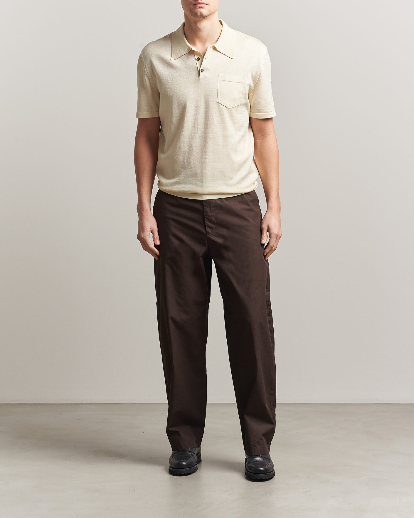 Mies | Housut | A.P.C. | Dan Cotton Chinos Dark Brown