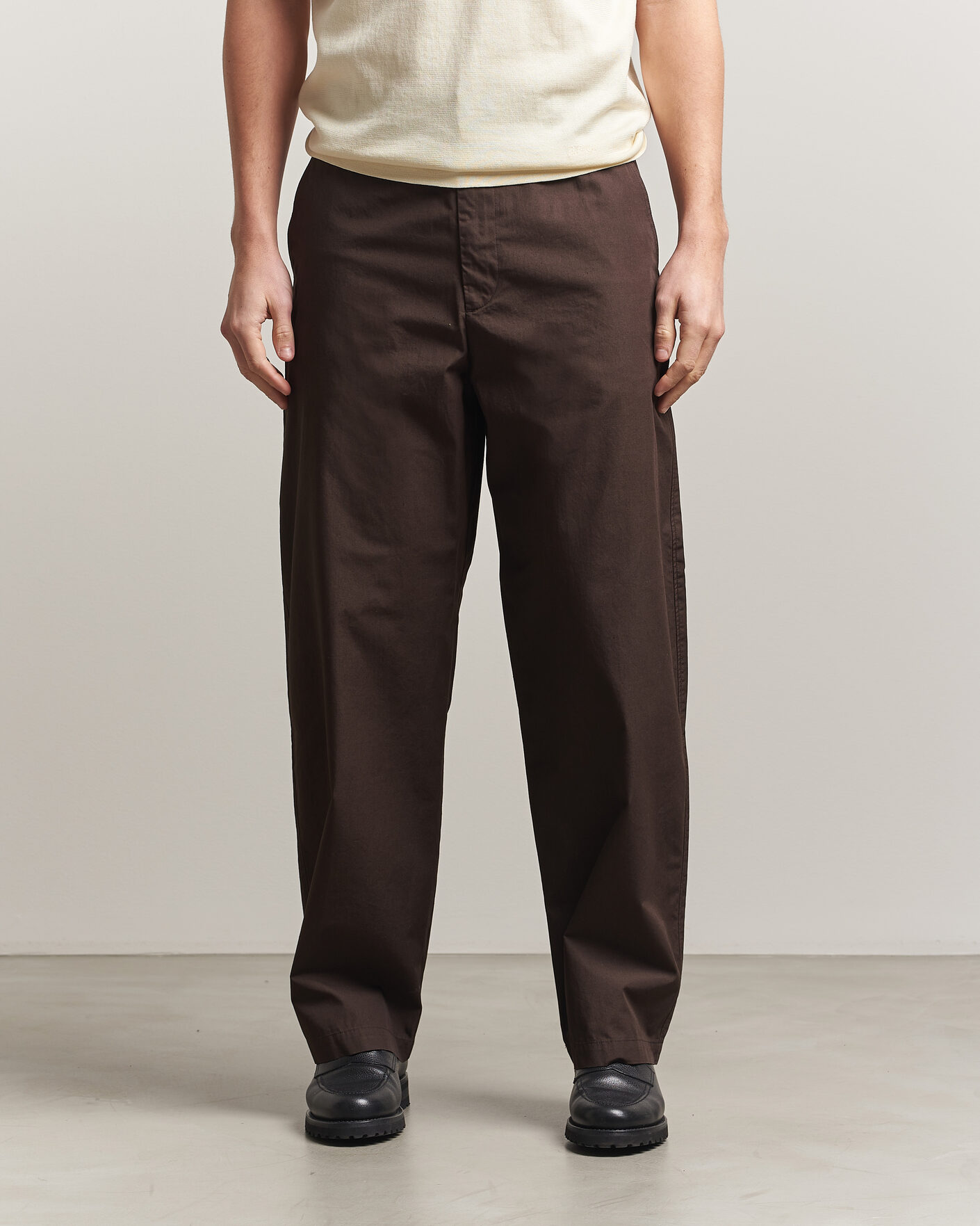 Mies | Housut | A.P.C. | Dan Cotton Chinos Dark Brown