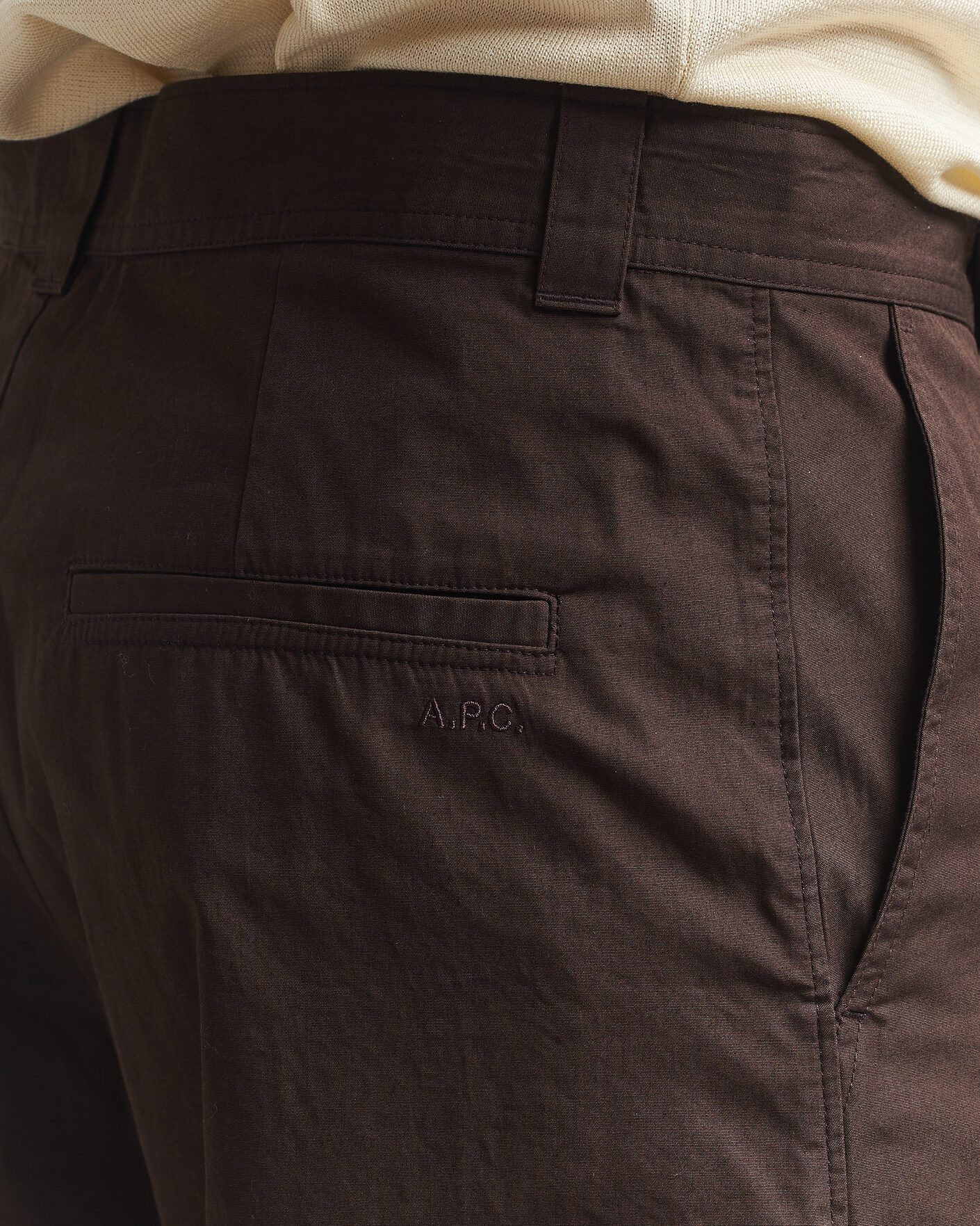 Mies | Housut | A.P.C. | Dan Cotton Chinos Dark Brown