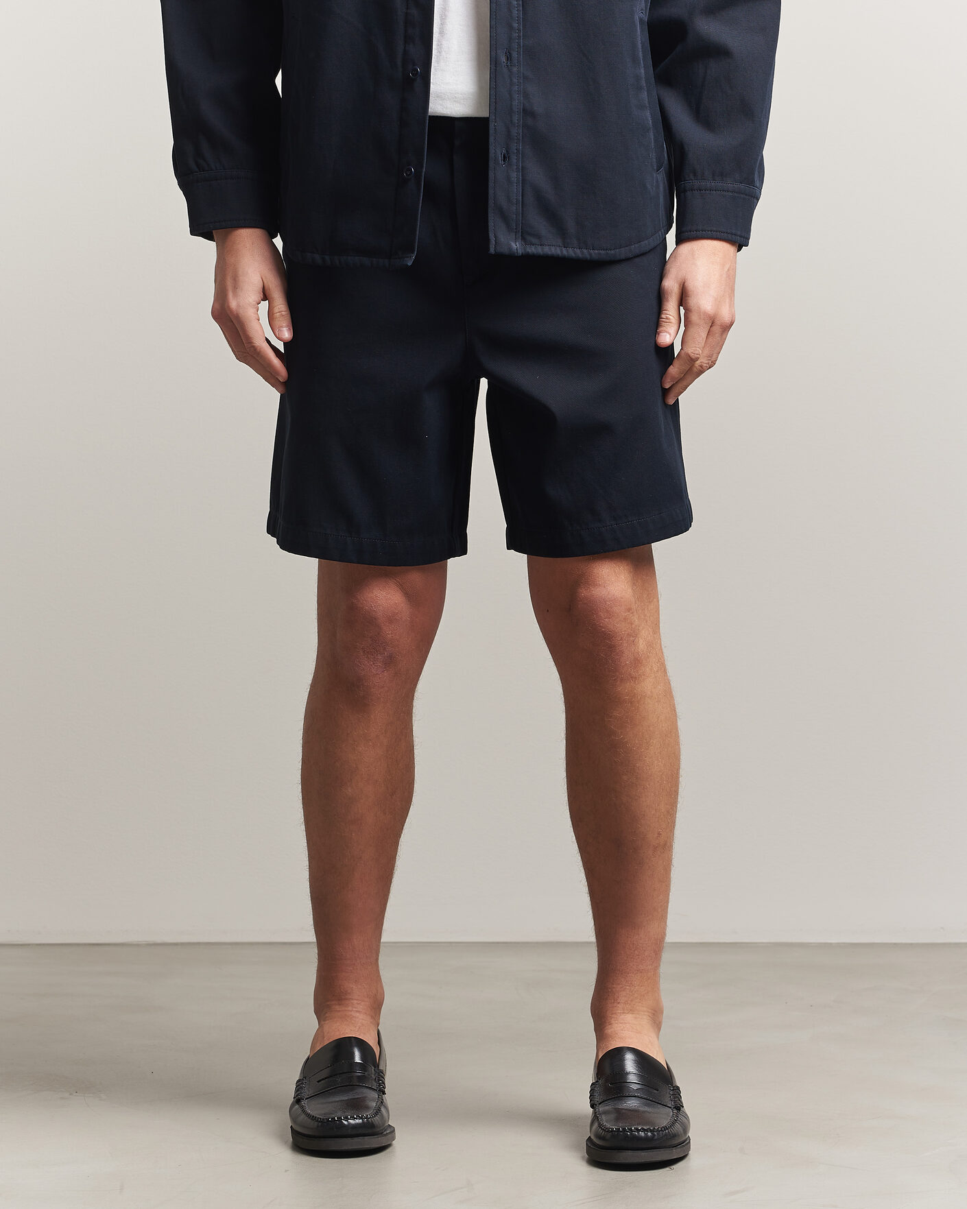 Mies | Shortsit | A.P.C. | Otis Cotton Chino Shorts Dark Navy