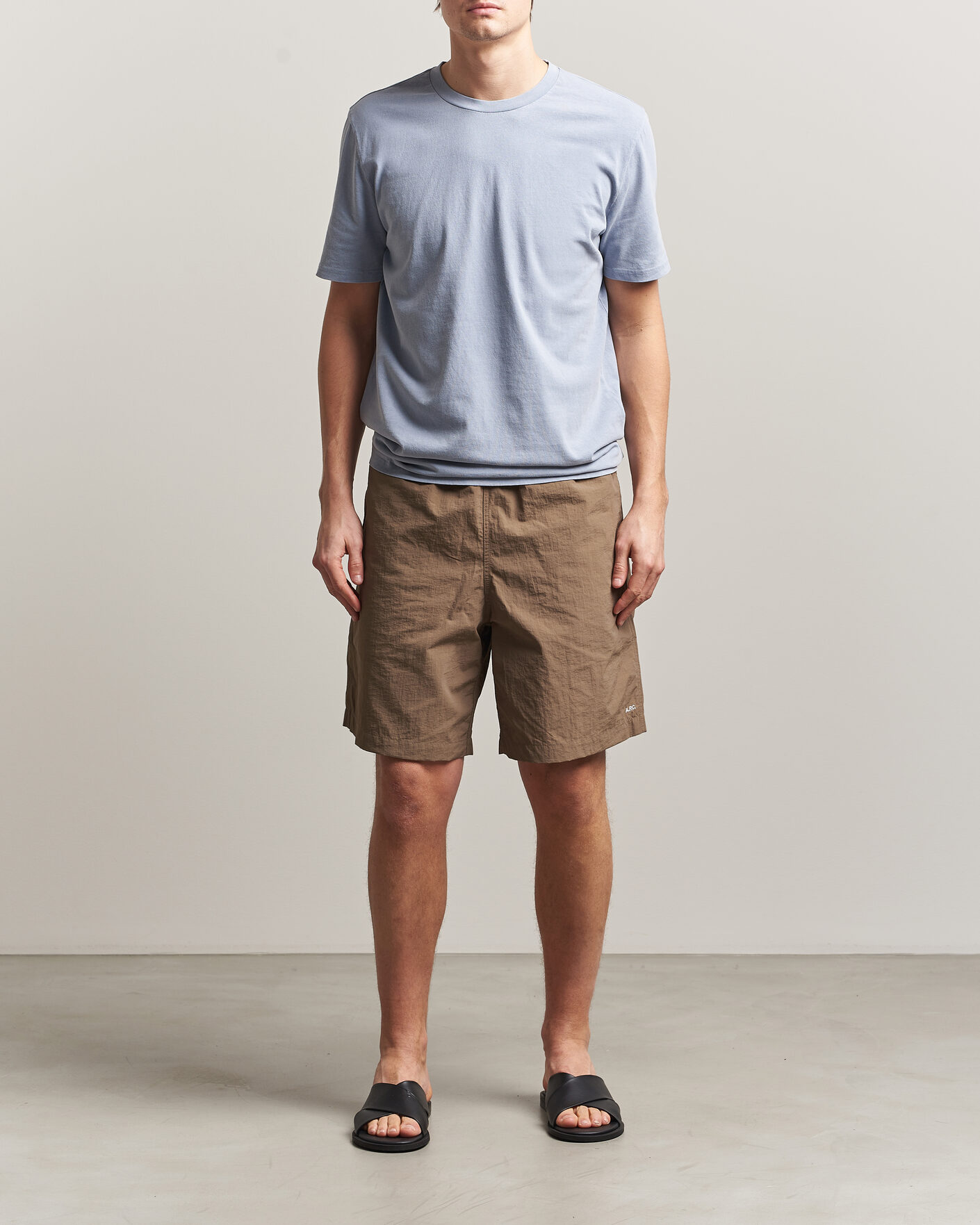 Mies | Shortsit | A.P.C. | Rio Drawstring Shorts Dark Beige