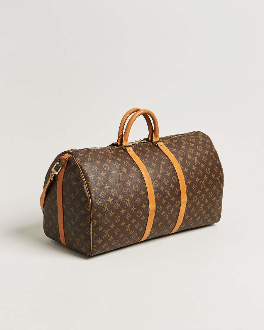 Mies | Pre-Owned & Vintage Bags | Louis Vuitton Pre-Owned | Keepall Bandouliére 55 Monogram