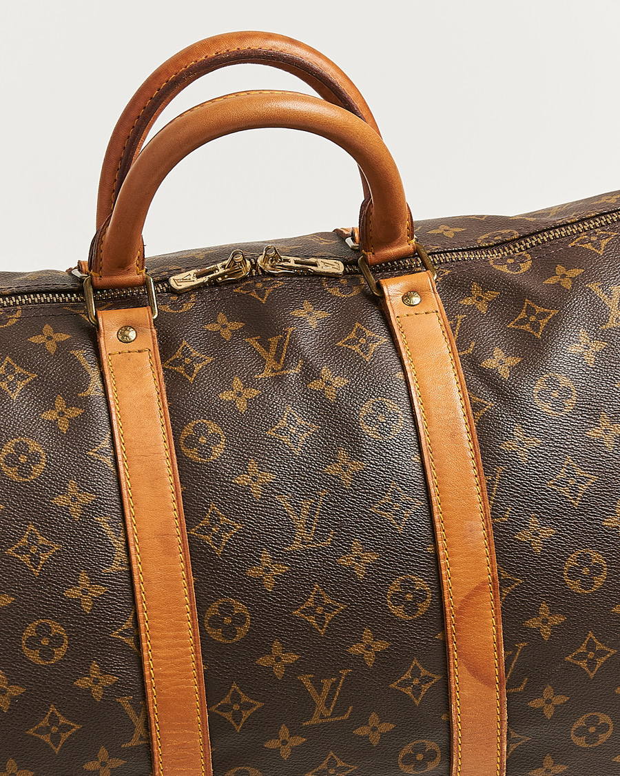 Mies | Pre-Owned & Vintage Bags | Louis Vuitton Pre-Owned | Keepall Bandouliére 55 Monogram