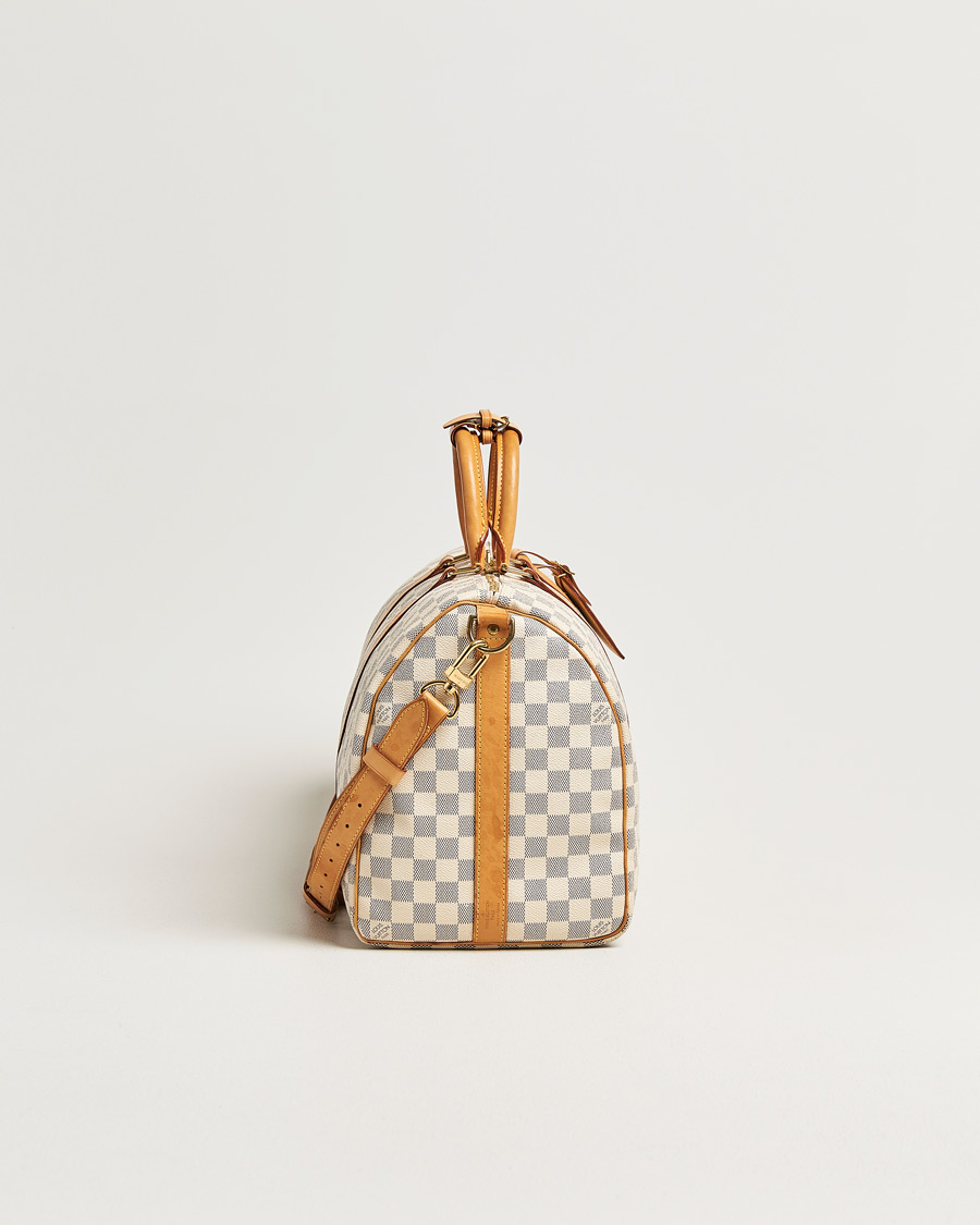 Mies | Pre-Owned & Vintage Bags | Louis Vuitton Pre-Owned | Keepall Bandouliére Damier Azur