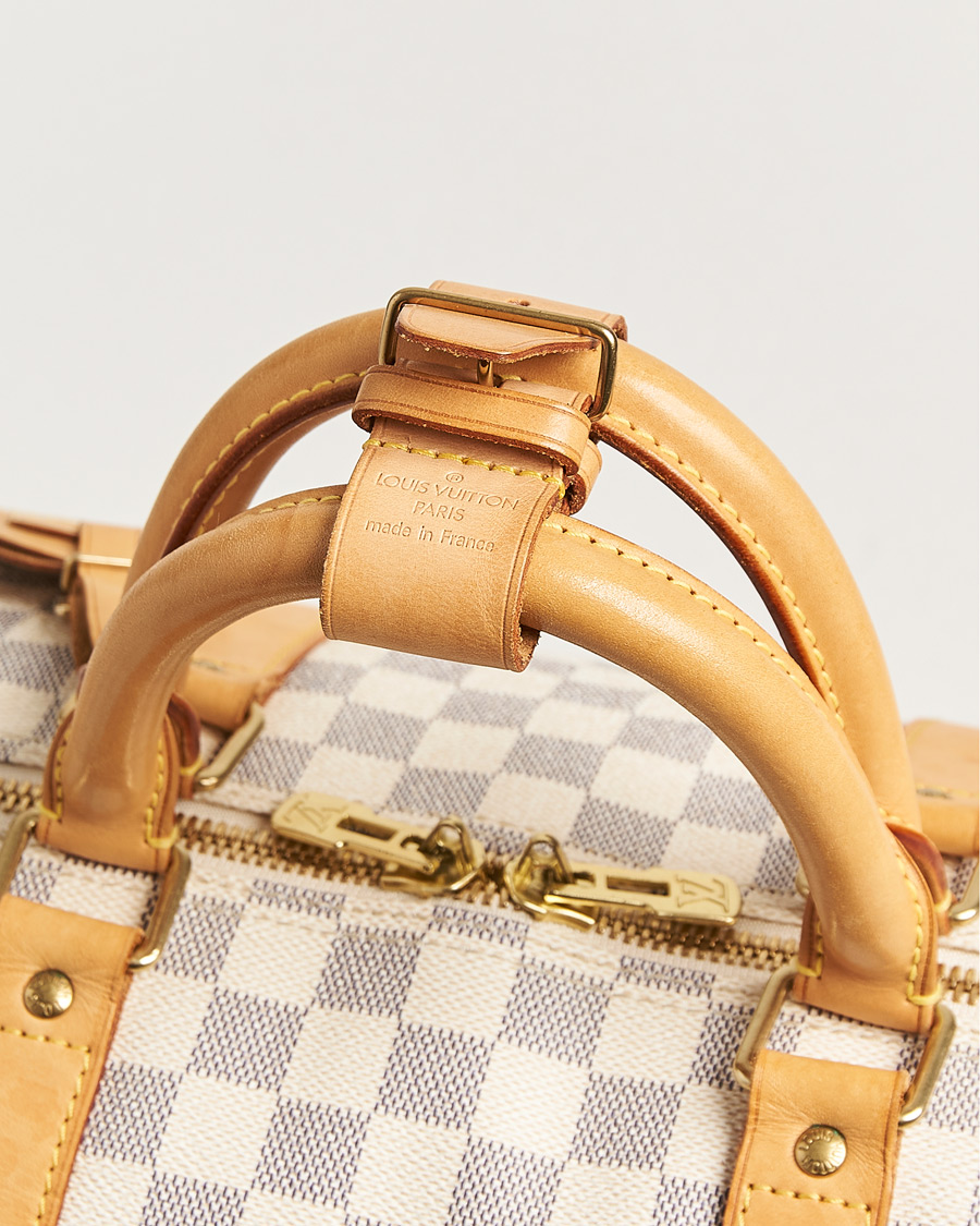 Mies | Pre-Owned & Vintage Bags | Louis Vuitton Pre-Owned | Keepall Bandouliére Damier Azur