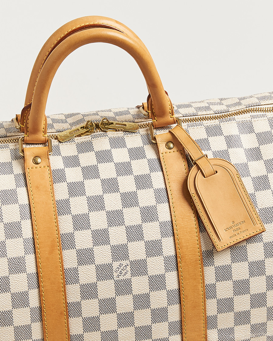 Mies | Pre-Owned & Vintage Bags | Louis Vuitton Pre-Owned | Keepall Bandouliére Damier Azur