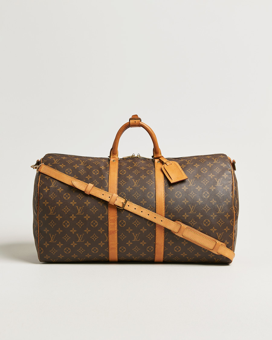 Mies | Pre-Owned & Vintage Bags | Louis Vuitton Pre-Owned | Keepall Bandouliére 55 Monogram