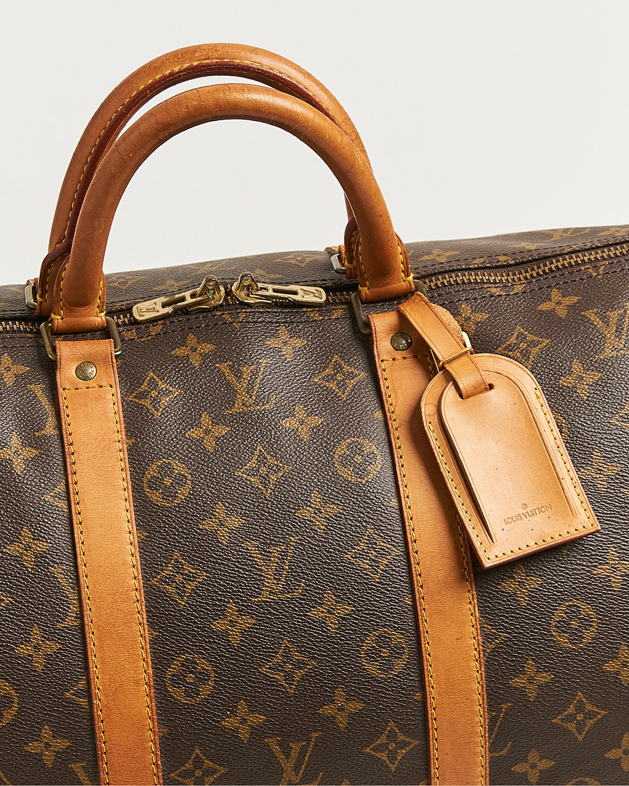 Mies | Pre-Owned & Vintage Bags | Louis Vuitton Pre-Owned | Keepall Bandouliére 55 Monogram