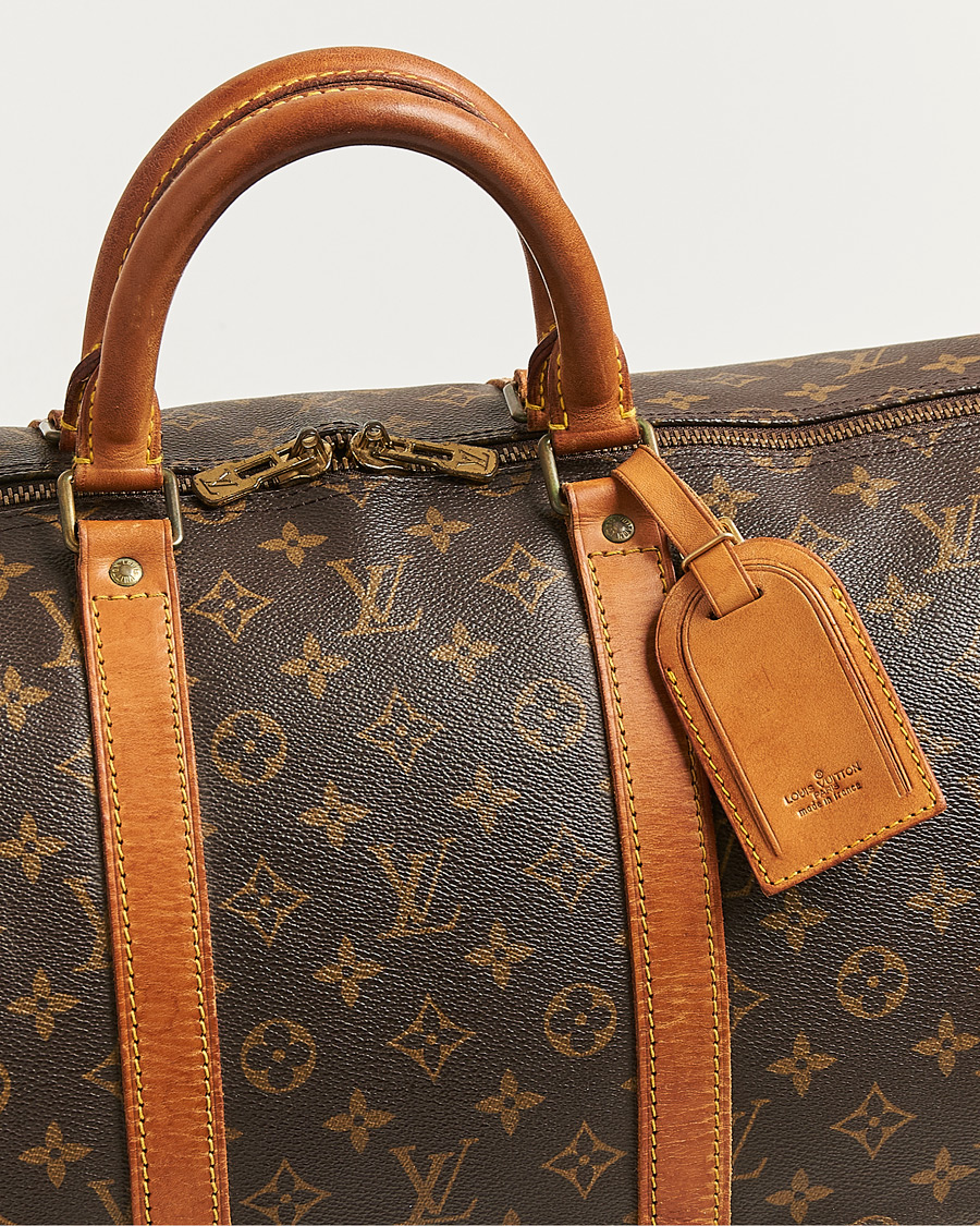 Mies | Pre-Owned & Vintage Bags | Louis Vuitton Pre-Owned | Keepall Bandouliére 55 Monogram
