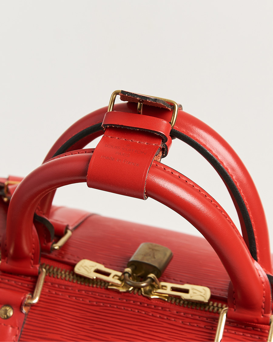 Mies | Pre-Owned & Vintage Bags | Louis Vuitton Pre-Owned | Keepall 50 Epi Leather Red