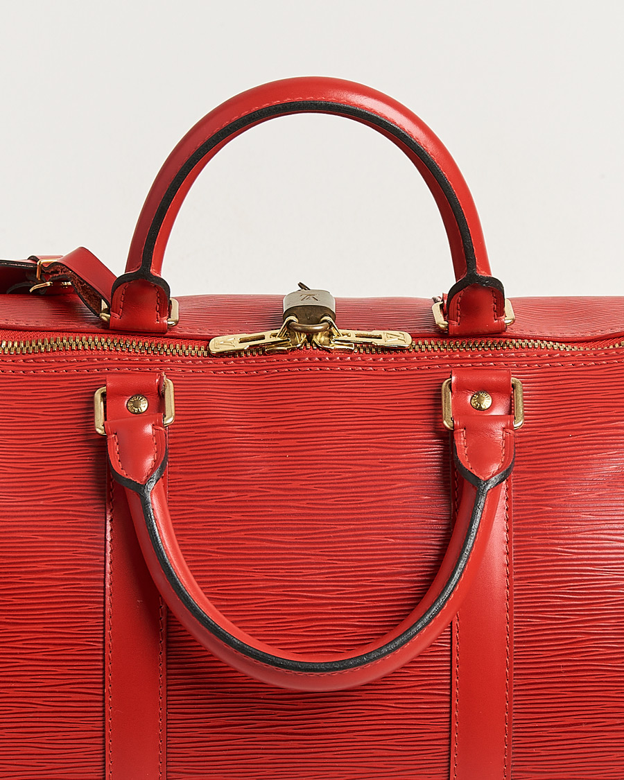 Mies | Pre-Owned & Vintage Bags | Louis Vuitton Pre-Owned | Keepall 50 Epi Leather Red