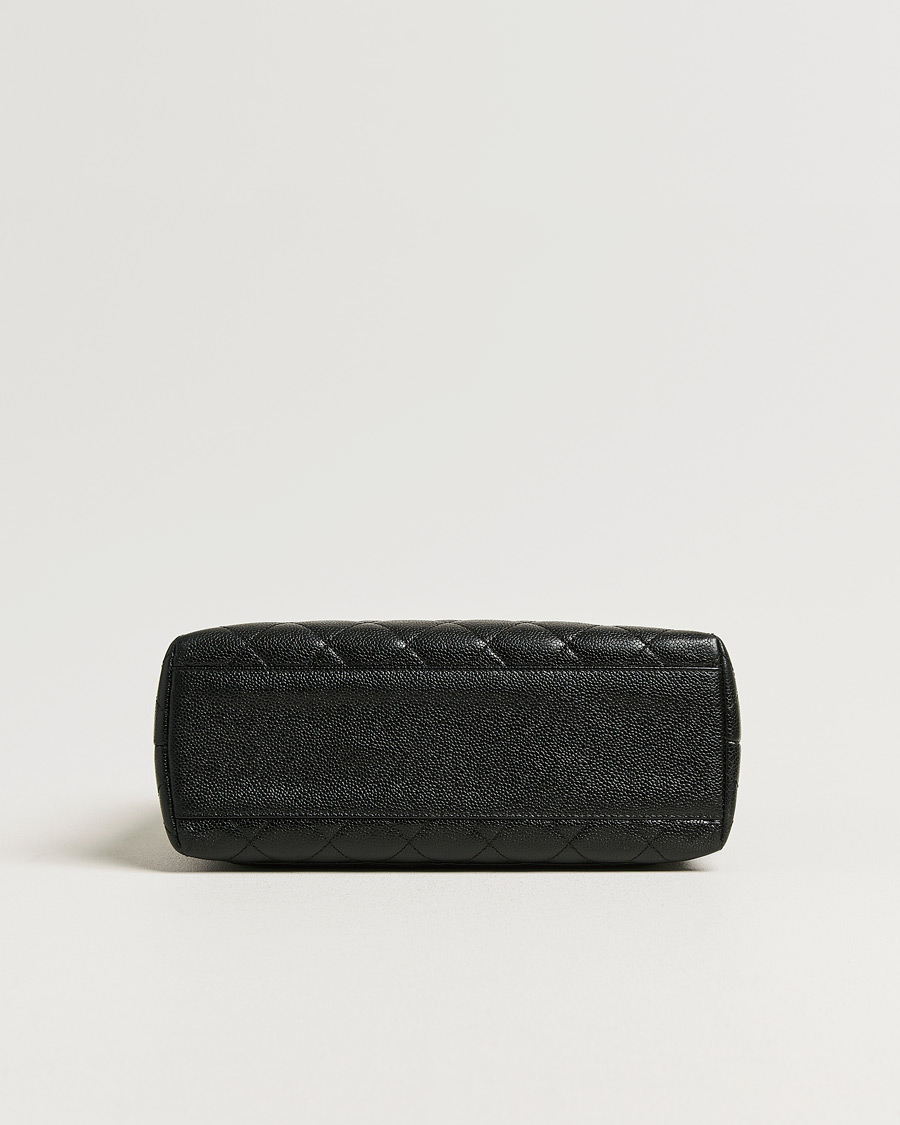 Mies | Pre-Owned & Vintage Bags | Chanel Pre-Owned | Kelly Top Handle Bag Caviar Black