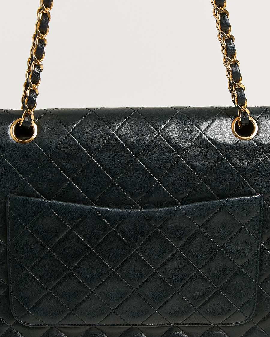 Mies | Pre-Owned & Vintage Bags | Chanel Pre-Owned | Single Flap Bag Lambskin Black