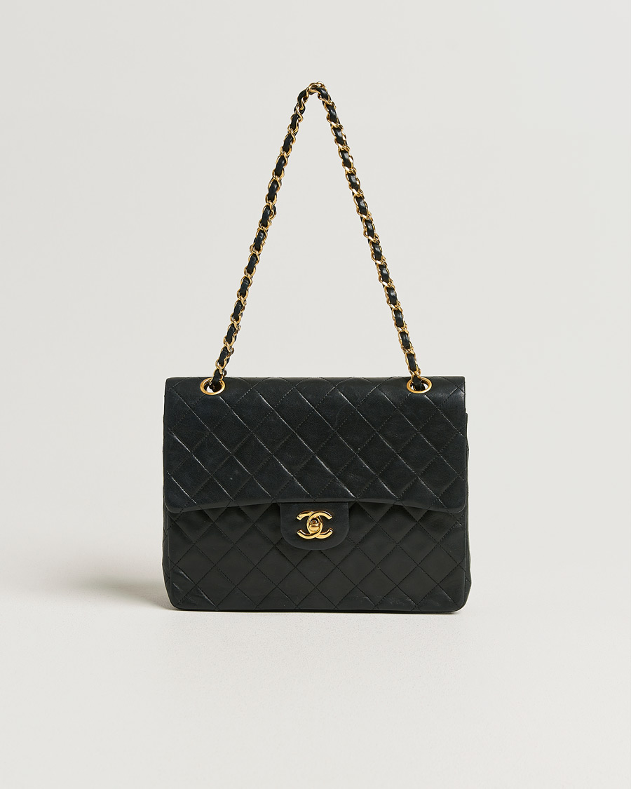 Mies | Pre-Owned & Vintage Bags | Chanel Pre-Owned | Classic Double Flap Small Lamskin Black