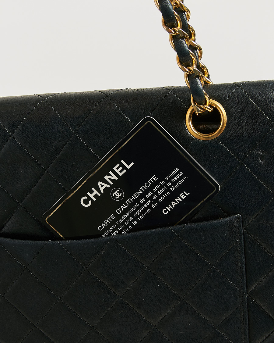 Mies | Pre-Owned & Vintage Bags | Chanel Pre-Owned | Classic Double Flap Small Lamskin Black