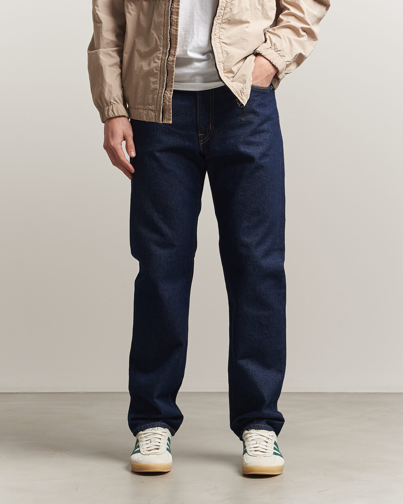 Mies | Farkut | EDWIN | Regular Straight Jeans Blue Rinsed