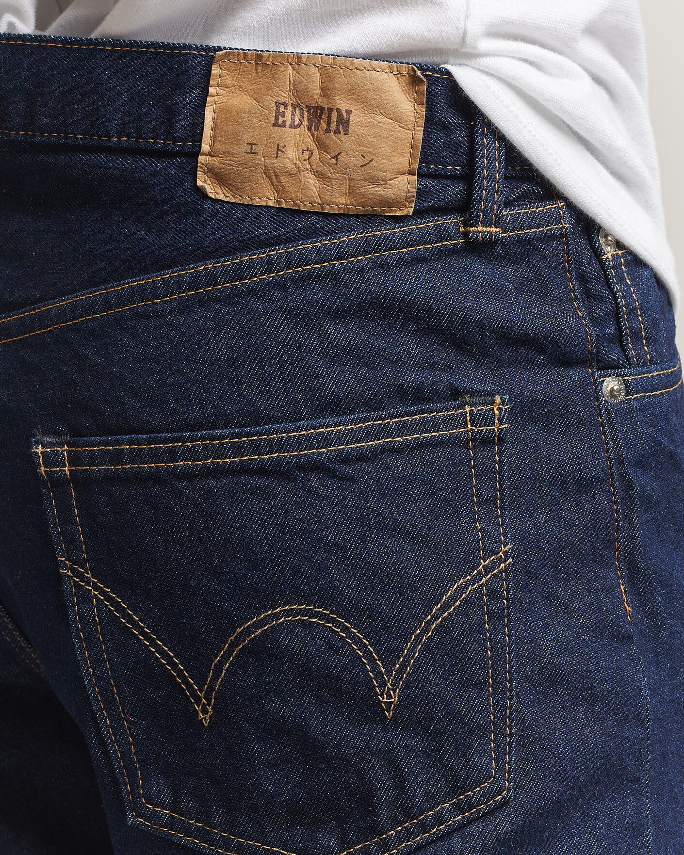 Mies | Farkut | EDWIN | Regular Straight Jeans Blue Rinsed