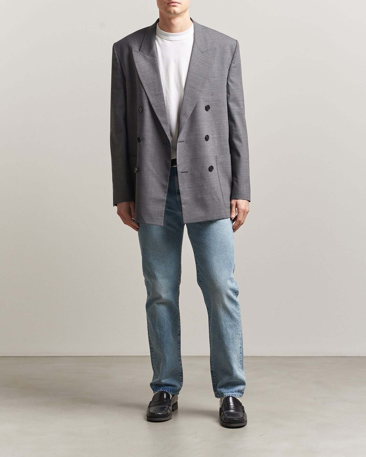 Mies | Farkut | EDWIN | Regular Straight Jeans Used Light Blue