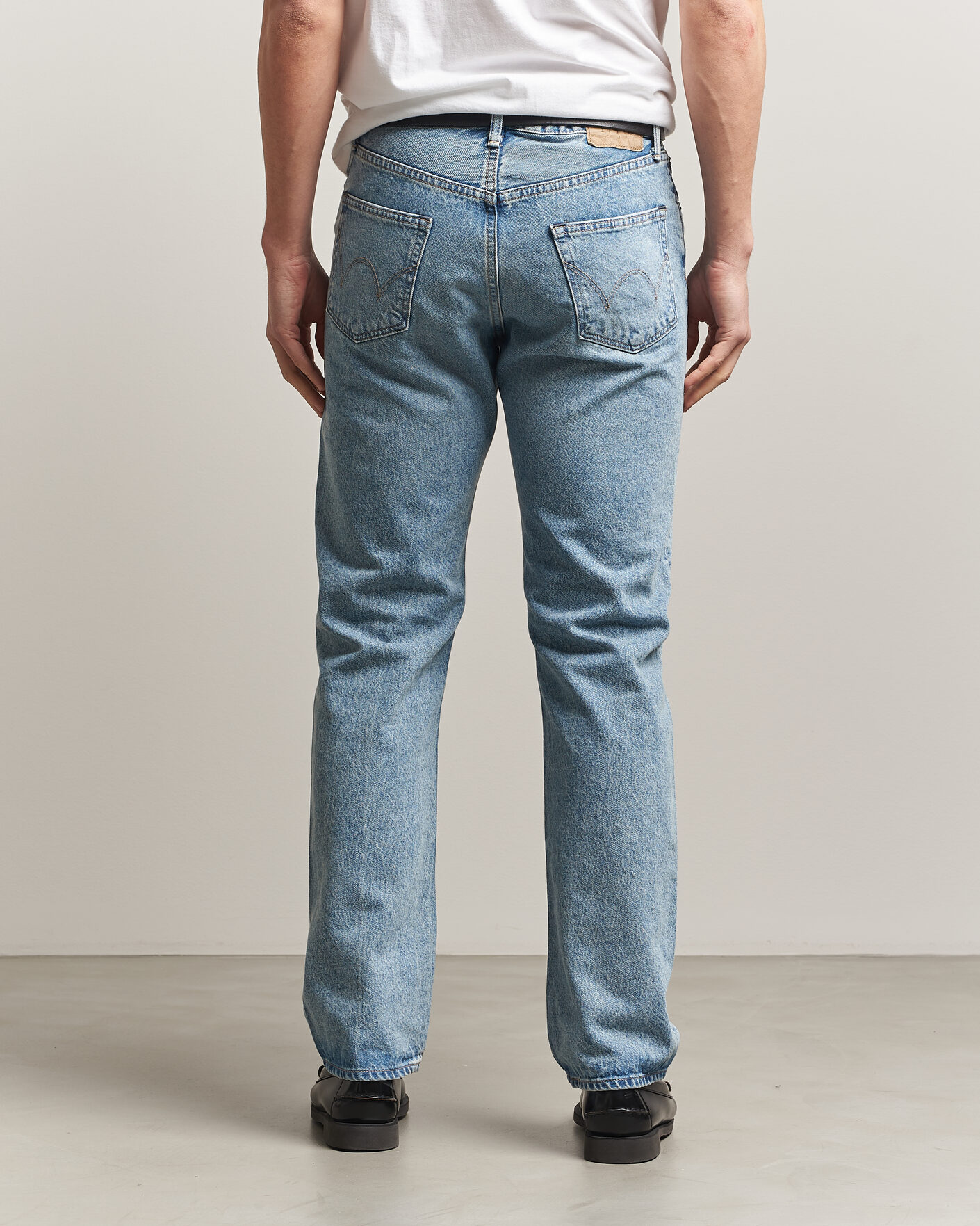 Mies | Farkut | EDWIN | Regular Straight Jeans Used Light Blue