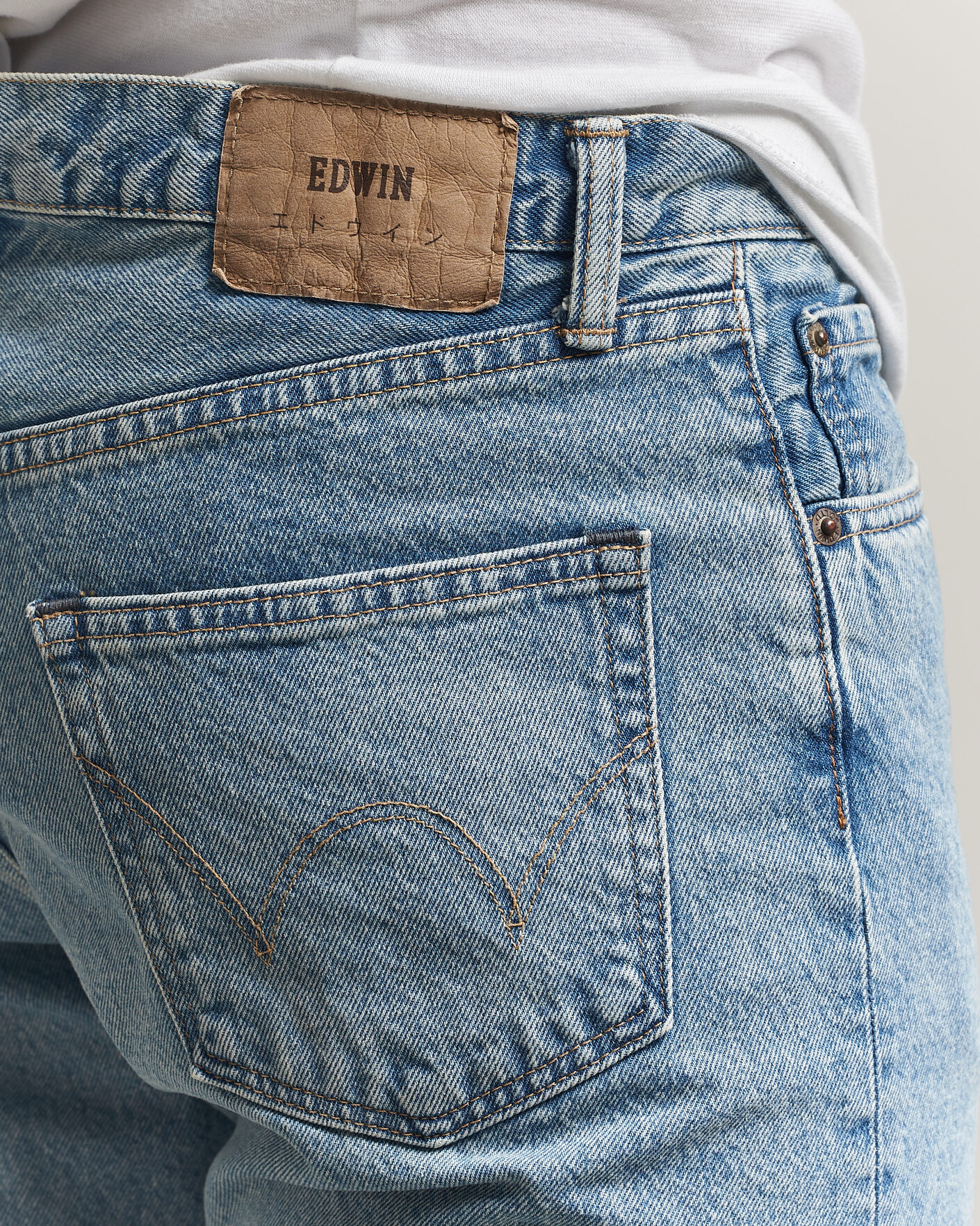 Mies | Housut | EDWIN | Regular Straight Jeans Used Light Blue