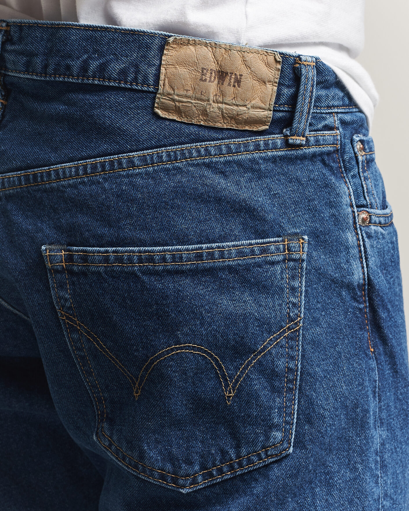 Mies | Farkut | EDWIN | Regular Tapered Jeans Used Mid Blue