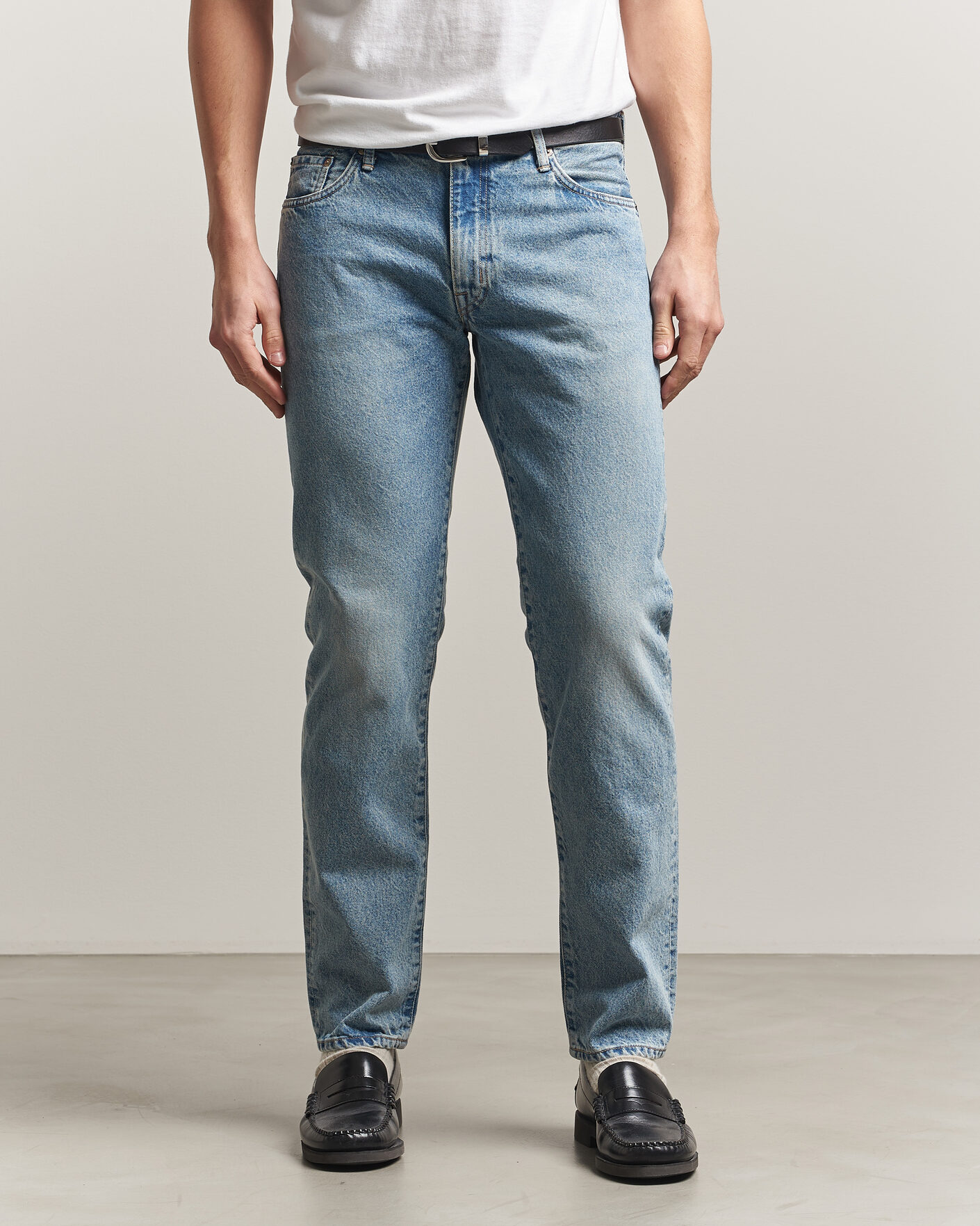 Mies | Housut | EDWIN | Regular Tapered Jeans Used Light Blue