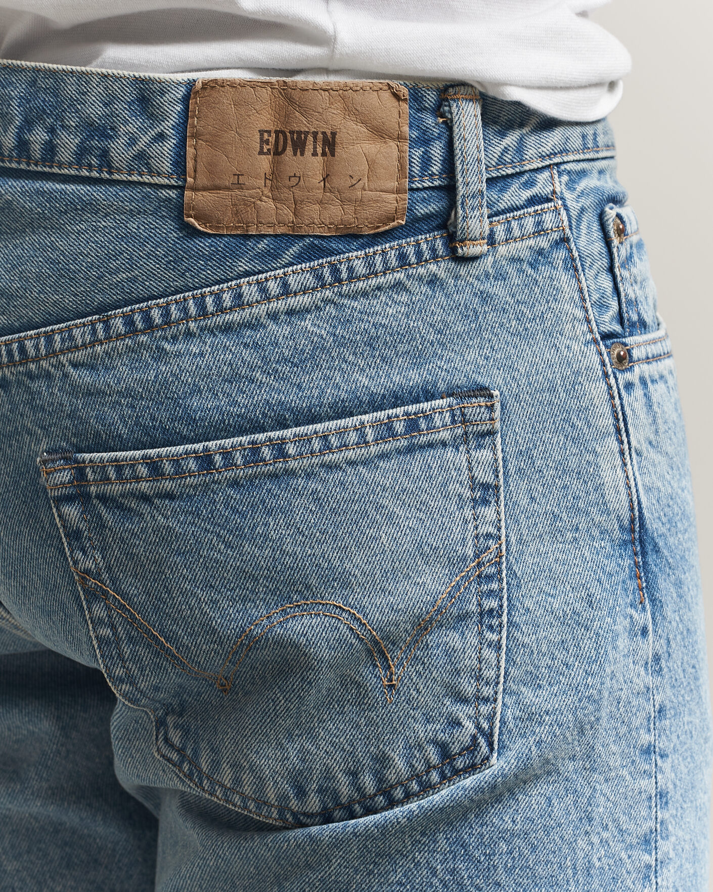 Mies | Housut | EDWIN | Regular Tapered Jeans Used Light Blue