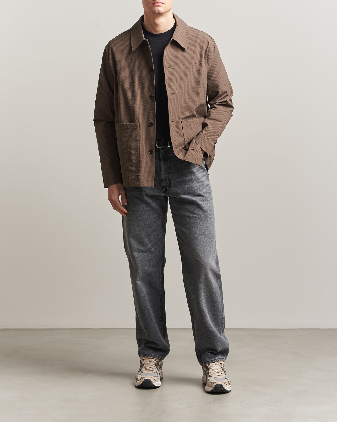 Mies | Farkut | EDWIN | Loose Straight Jeans Washed Grey