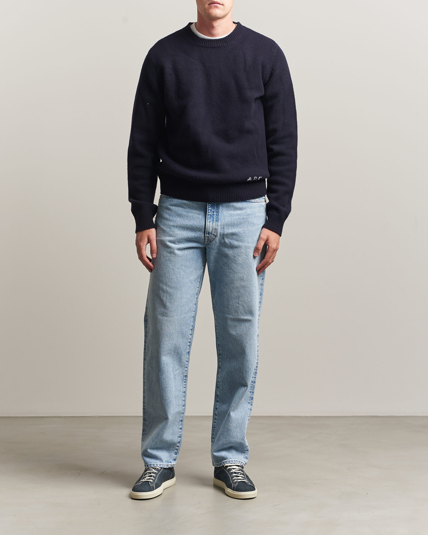 Mies | Farkut | EDWIN | Loose Straight Jeans Used Light Blue