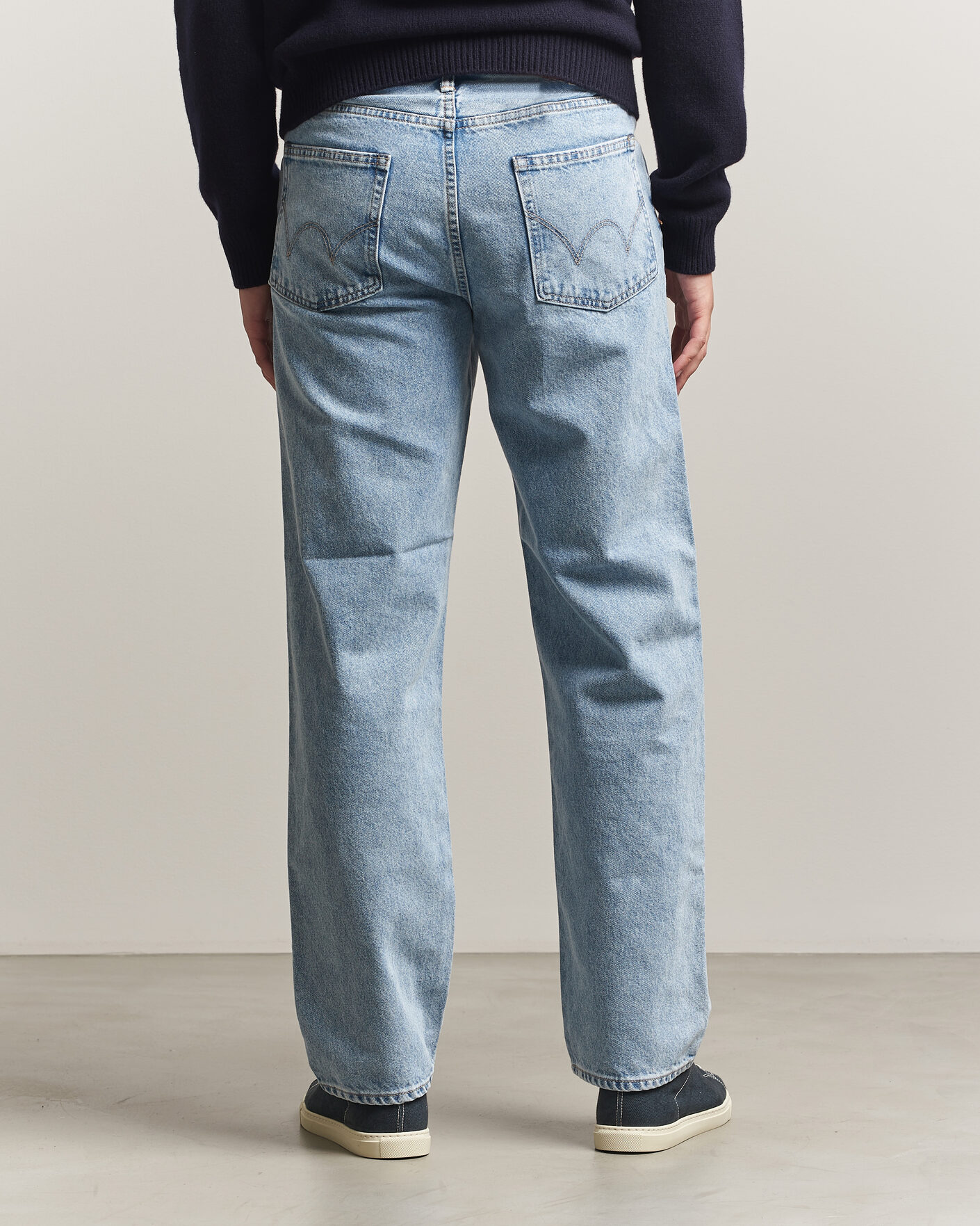 Mies | Farkut | EDWIN | Loose Straight Jeans Used Light Blue