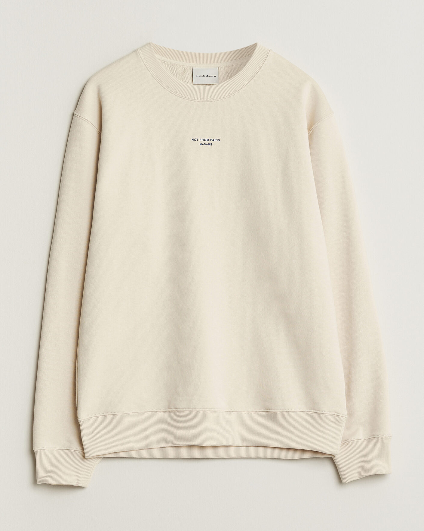 Mies | Puserot | Drôle de Monsieur | Classic Slogan Sweatshirt Sand