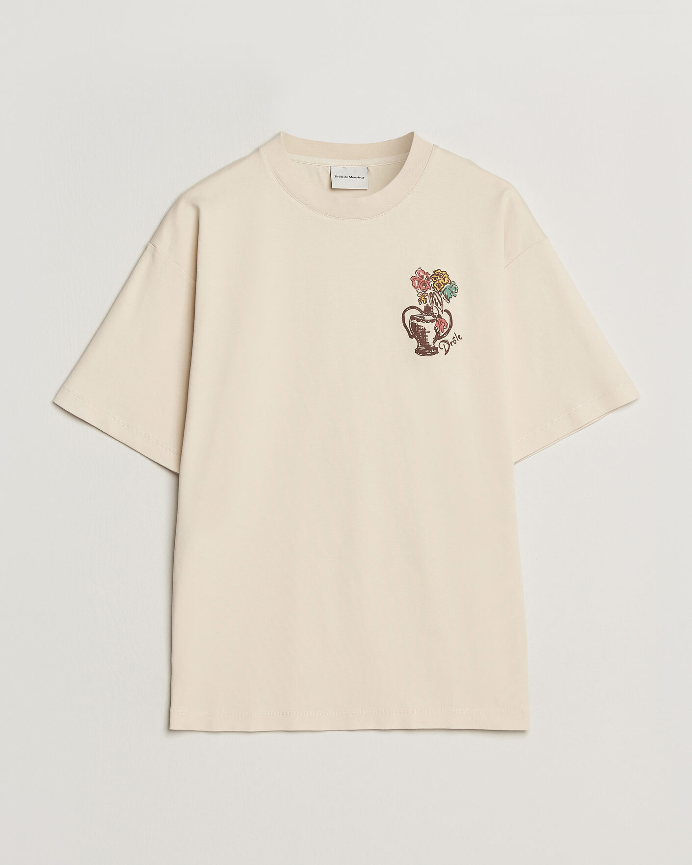 Mies | T-paidat | Drôle de Monsieur | Vase Havana T-Shirt Sand