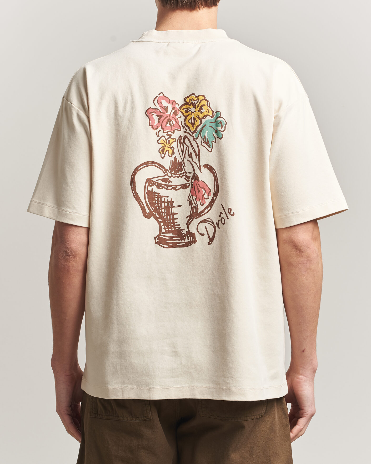 Mies | T-paidat | Drôle de Monsieur | Vase Havana T-Shirt Sand